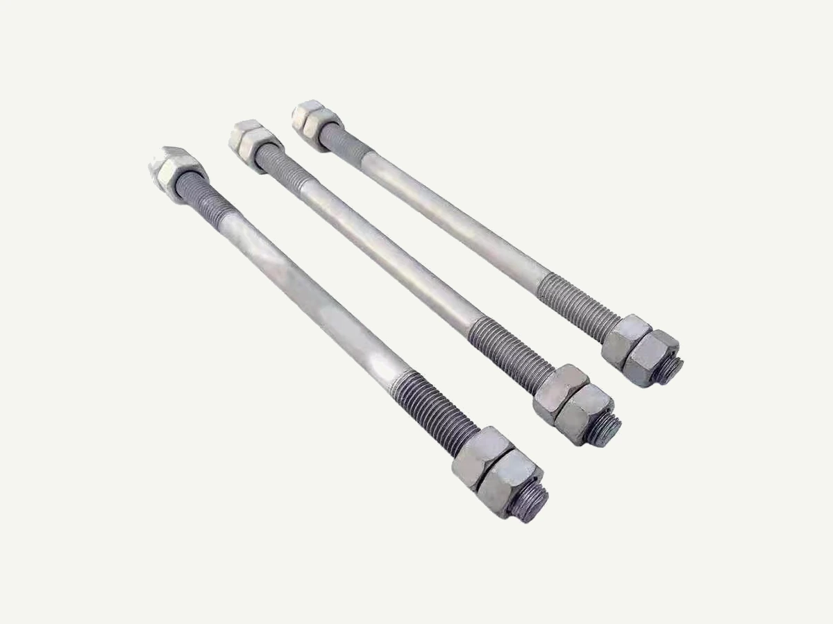 Galvanized threaded products